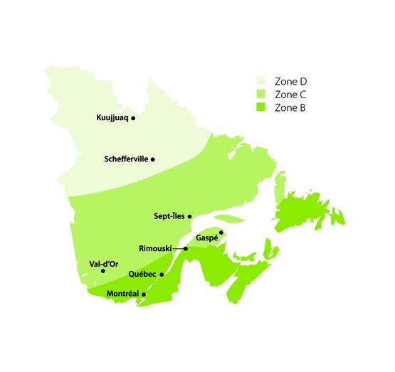 quebec climate