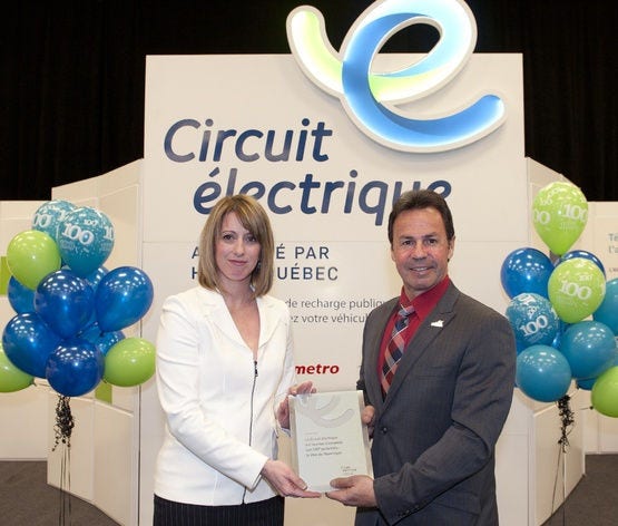 City of Shawinigan becomes the 100th partner of the Electric Circuit