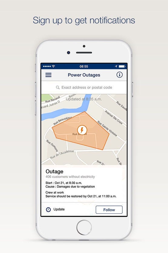 Hydro-Québec’s mobile app