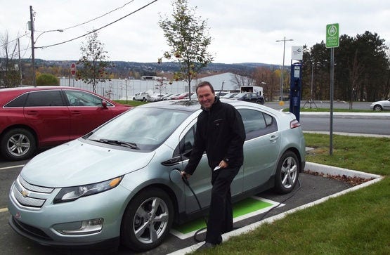 Charging station at Saint-Georges