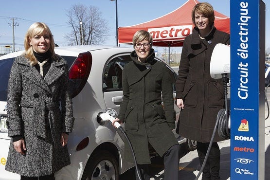 METRO's charging stations in Kirkland