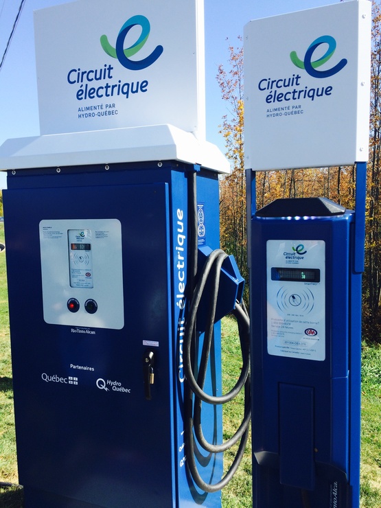 Photo - Fast-charging station at Maskinongé