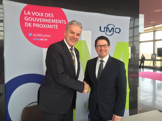 Agreement between Hydro-Québec and the Union des municipalités du Québec