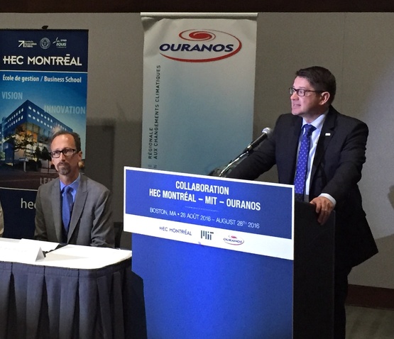 President and CEO, Éric Martel, at Boston press conference