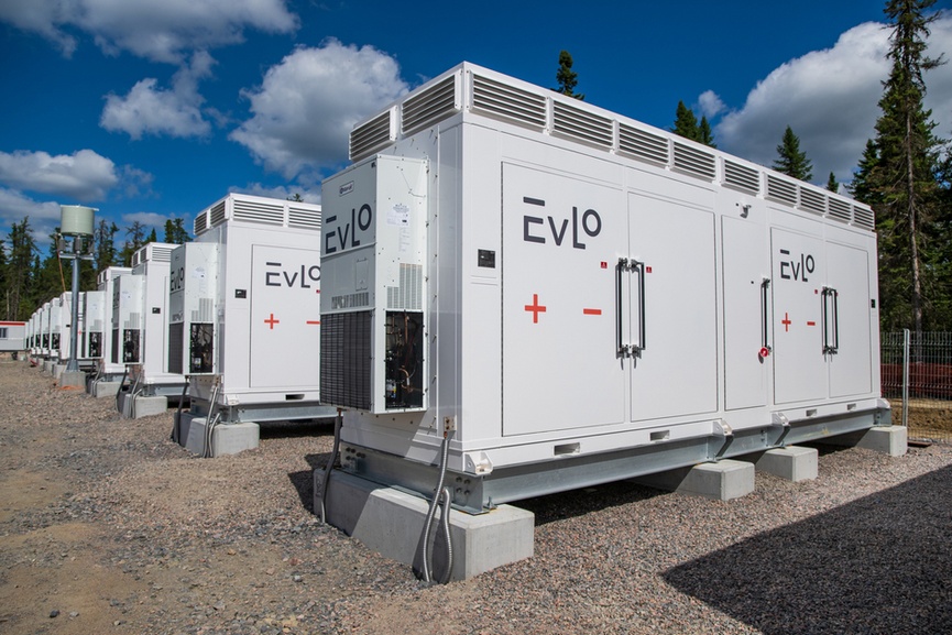 The EVLO 1000 battery energy storage system