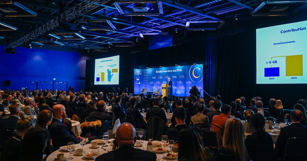 Michael Sabia during his address