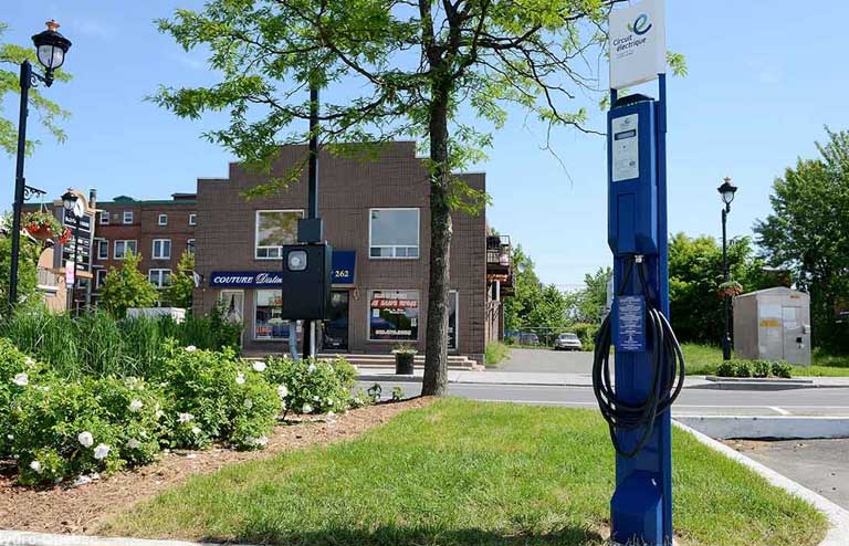 240-volt Electric Circuit charging station