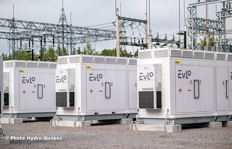 EVLO battery energy storage system at Parent substation