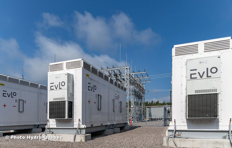 EVLO battery energy storage system at Parent substation